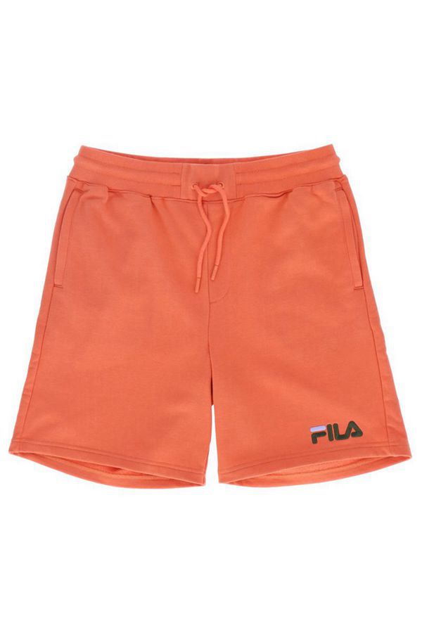 Pantalones Cortos Fila Hombre Rojas Naranjas - Darnell Logo - España 296871YQX